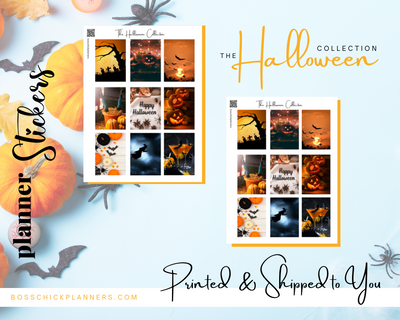 Halloween Planner Stickers Sheet