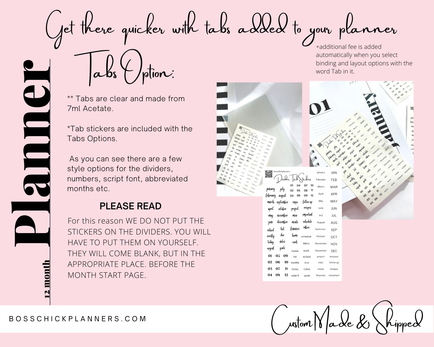 African American Planner Girl Dashboard – The Fabulous Planner