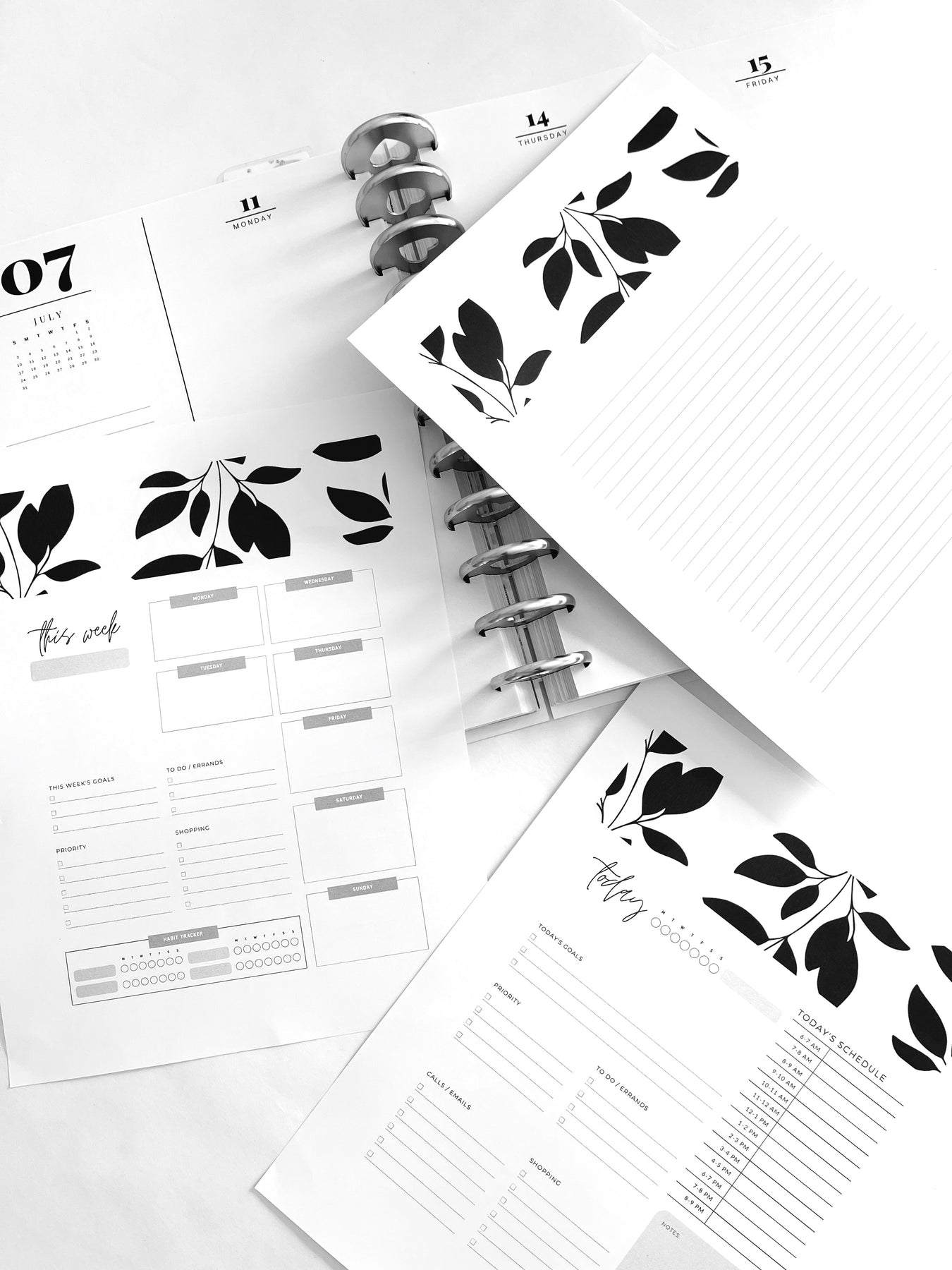 10 Minimal Planner Inserts You Need + How to Use Them